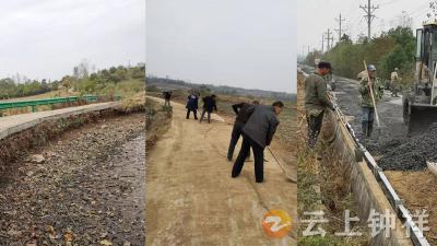 石牌镇丁冲村：党建引领解民忧 修路惠民暖人心