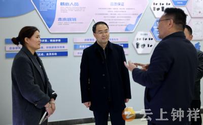 张勇在钟祥经济开发区调研园区规划和企业运行情况