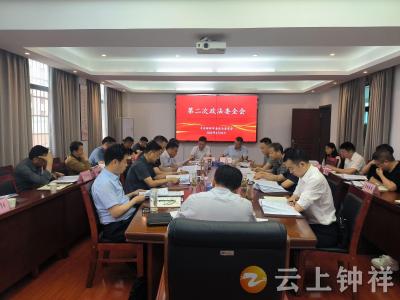 粟建湘主持召开2025年第二次政法委全会