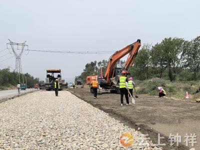 提速“五一”新捷报 锚定目标不松懈——S331钟祥市文集至双河段改建工程加速推进
