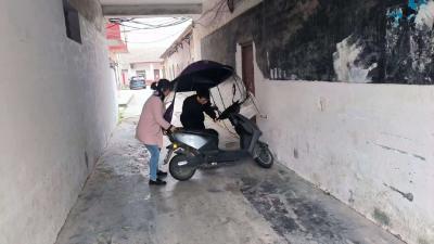 柴湖镇：网格员逆风出击 筑牢安全防线
