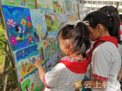 钟祥市承天小学：书中故事入画来 笔墨魅力展风采