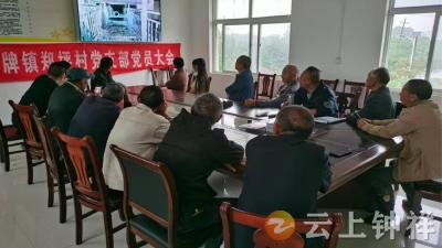 石牌镇郑坪村开展安全生产警示教育 敲响安全警钟筑牢防线