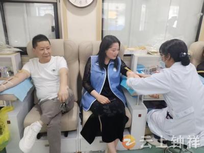 郢中街道文峰社区推行积分制 激活居民献血热情