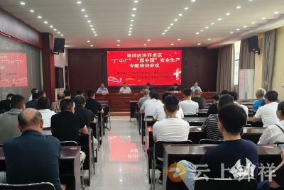 系紧“安全绳” 包好“责任粽”——钟祥经济开发区端午节前开展“厂中厂”安全生产专题培训