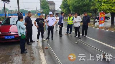 柴湖镇东湖路完工项目检测顺利完成 筑牢移民项目质量基石