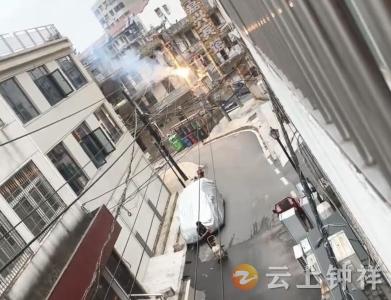 郢中街道码头街社区：网格员3分钟应急处置 化解变压器起火险情