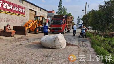 冷水镇杨岭村：网格员高效处置突发路障 保障道路交通安全