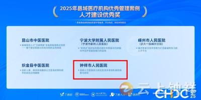 钟祥市人民医院获“2025县域医疗机构优秀管理案例评选人才建设优秀奖”！