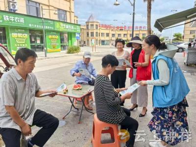 旧口镇社工站开展“安全护航·文明出行”志愿服务活动