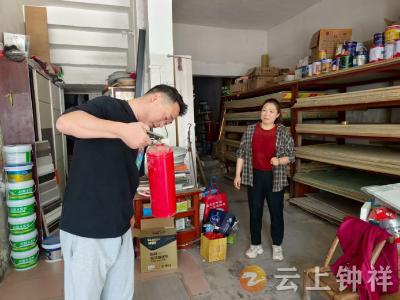 旧口镇旧口社区深耕商铺作坊安全 织密安全生产防护网