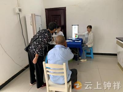 钟祥七堰村“工友光明行”眼病普查惠民生