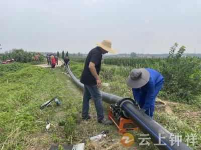 双河镇乐乡关村：干群携手战高温抗旱保农田