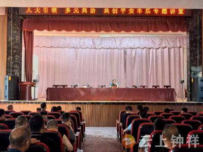 专题讲堂解锁“人大引领、多元共治”密码 筑牢平安丰乐建设根基