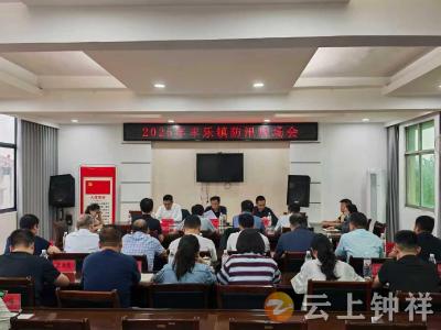 丰乐镇未雨绸缪 筑牢防汛“安全堤坝”