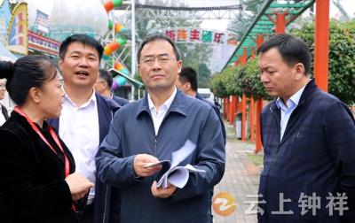 张勇调研荆门·钟祥第四届长寿文化旅游节筹备工作 开展节前安全检查