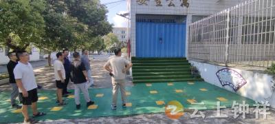 查隐患、保安全！张集镇为中小学开学安全“把脉问诊”
