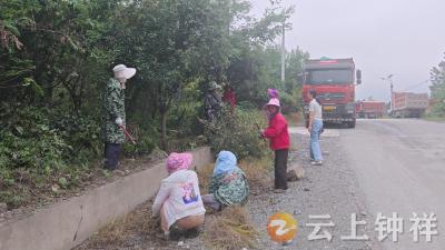 冷水镇开展环境整治 以整洁风貌缅怀革命先烈