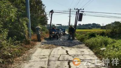 石牌镇胡冲村：干群同心修新路 网格聚力暖民心