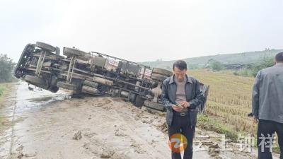 长寿镇清河村：货车侧翻陷困境 村民热心救援获“积分”奖励