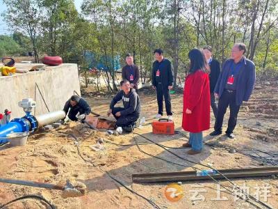 张集镇人大代表调研备用水源工程 引来民生保障“源头活水”