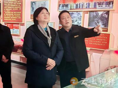 湖北省老促会赴钟祥考察老区建设