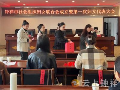 钟祥市社会组织妇女联合会成立暨第一次代表大会召开