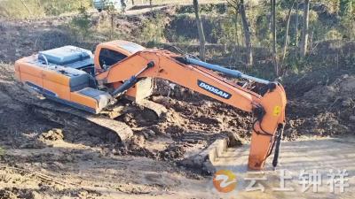 冷水镇修复西大河涵闸 300亩农田告别“汛期涝”