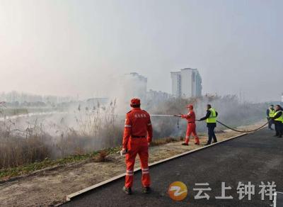 柴湖镇民兵连联合多部门开展森林消防演练 筑牢冬季防火安全屏障