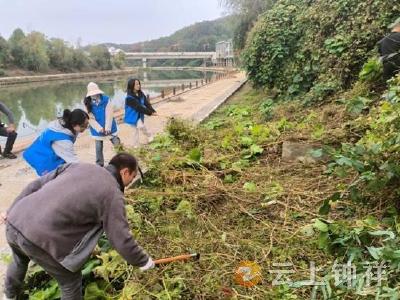 客店镇：“河小青”集体行动 守护碧水清流