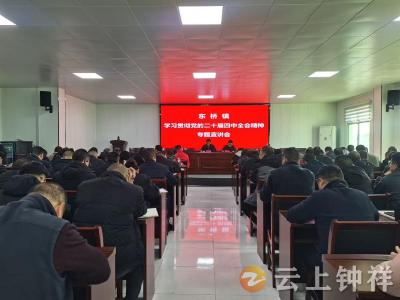 东桥镇召开学习贯彻党的二十届四中全会精神专题宣讲会