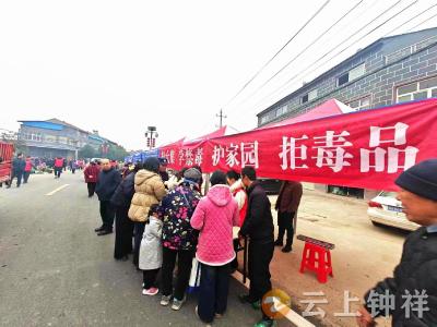长滩镇：新春禁毒宣传进大集