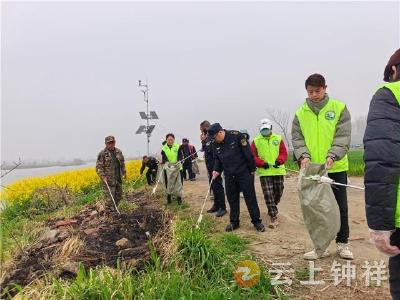 钟祥市开展“世界水日·中国水周”巡河护河志愿服务活动 共护汉江生态美景
