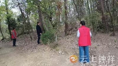 张集镇月亮门村：倡导文明祭祀 护林防火守平安