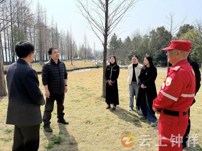 省红十字会调研钟祥市红十字水上救护站工作