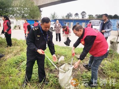 皇庄街道多方携手为汉江水域生态“保驾护航”