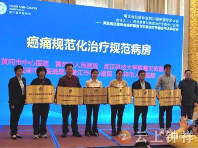 钟祥市人民医院通过省级“癌痛规范化治疗病房”复评并获授牌