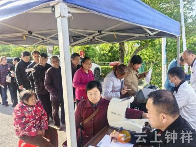 钟祥市“健康进乡村”活动走进张集镇