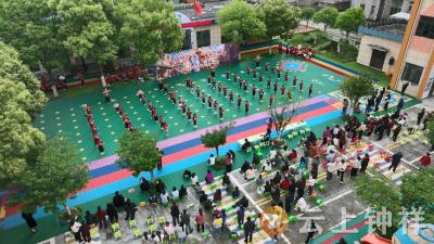 疯狂动物城 跳绳乐翻天 洋梓镇中心幼儿园举办第五届花样跳绳节