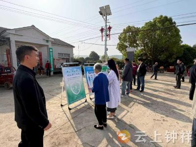 钟祥市疾控中心联合九里回族乡卫生院开展全国肿瘤防治宣传周活动