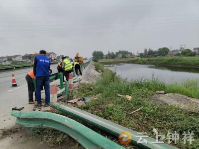 冷水镇网格巡查守初心 隐患处置显担当