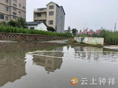 柴湖镇开展积水路段清排作业 筑牢群众出行安全防线