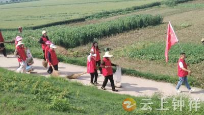 石牌镇姚台村开展志愿服务 守护母亲河