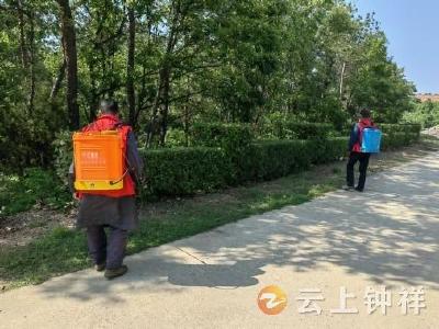 张集镇月亮门村开展爱国卫生活动 营造美丽人居环境