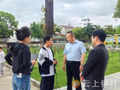 钟祥市教育局到文集中学专项督导防溺水安全工作