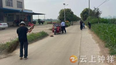 洋梓镇莲花村：洁净迎端午 美化村居面貌