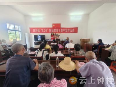 钟祥市双河镇：禁毒宣传进乡村 防毒意识入民心