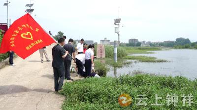 司法护碧水 志愿启新程 钟祥法院窑匠河生态修复基地开展世界环境日主题活动