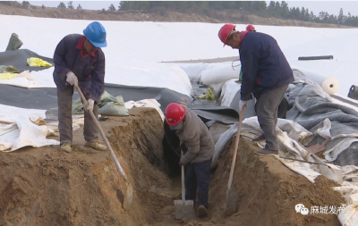 市领导督导中馆驿区域性生活垃圾填埋场项目建设