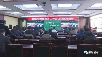 三地麻城籍专家教授、企业家相聚云端共谋家乡发展